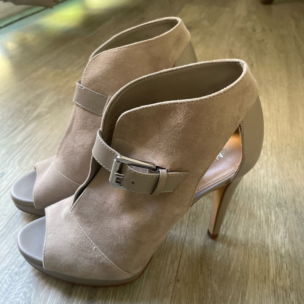 Michael Kors boot heel with buckle strap